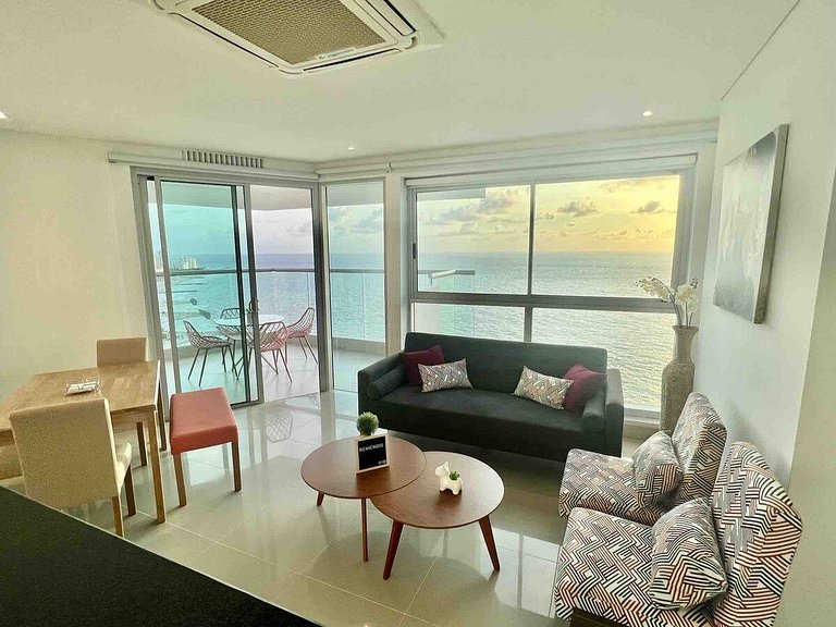 U-GO Panoramablick Bocagrande: Meer und Skyline