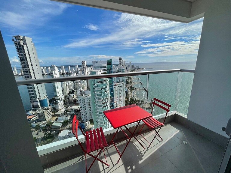 U-GO Vista al mar 36 + Piscina Rooftop Bocagrande