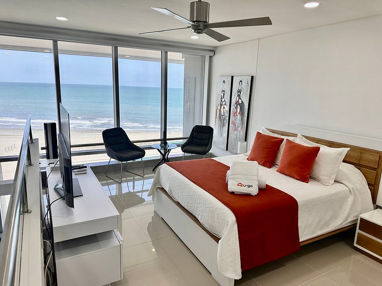 U-GO Apartment in Bocagrande mit Strandblick
