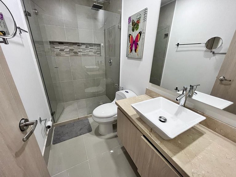 U-GO Apartment in Bocagrande mit Strandblick