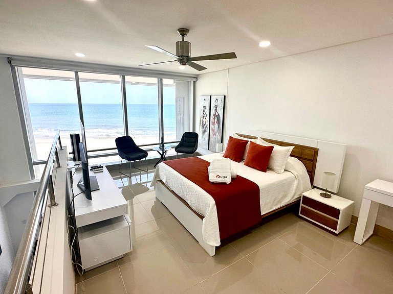 U-GO Apartment in Bocagrande mit Strandblick