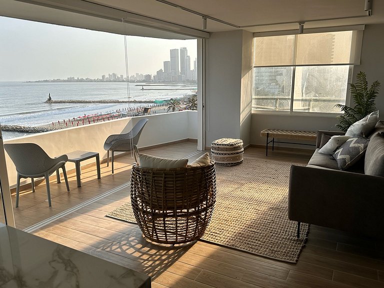 U-GO Lujoso apt con vista al mar en Cartagena