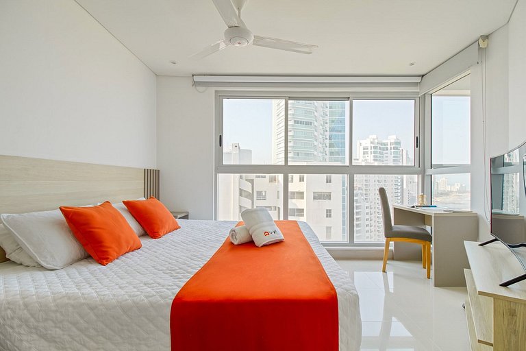 U-GO Moderno Apt con Vista al Mar. Bocagrande