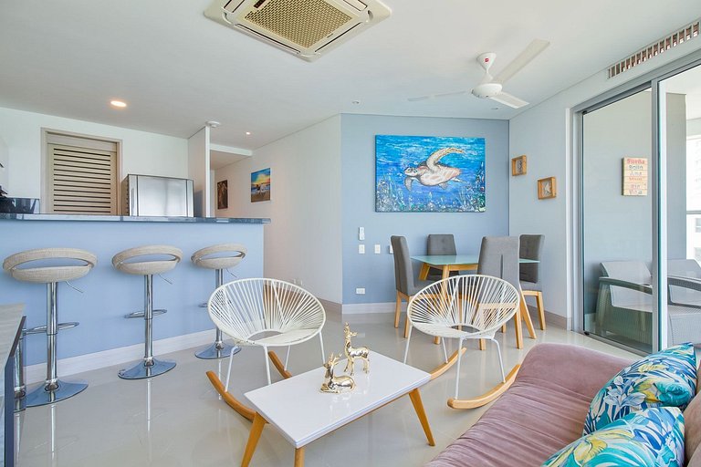 U-GO Moderno Apt con Vista al Mar. Bocagrande