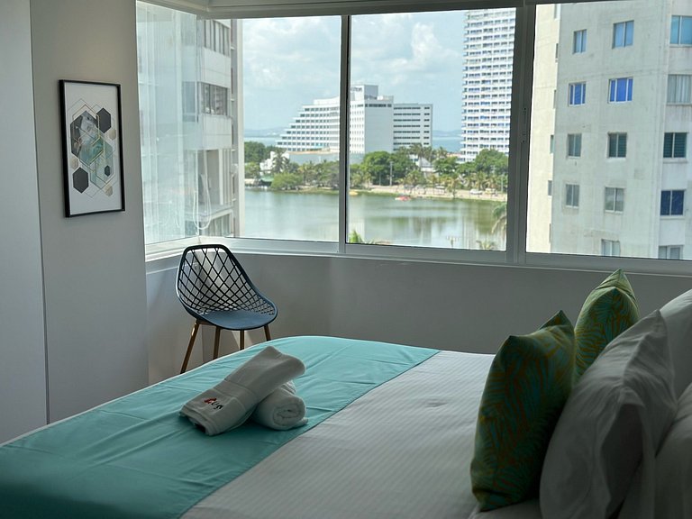 U-GO Lujoso apt con vista al mar en Cartagena