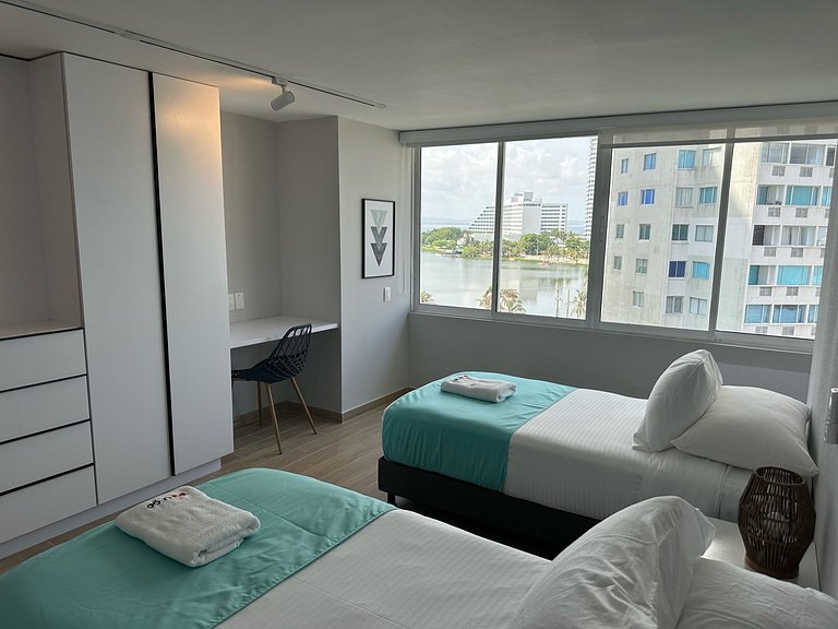 U-GO Lujoso apt con vista al mar en Cartagena
