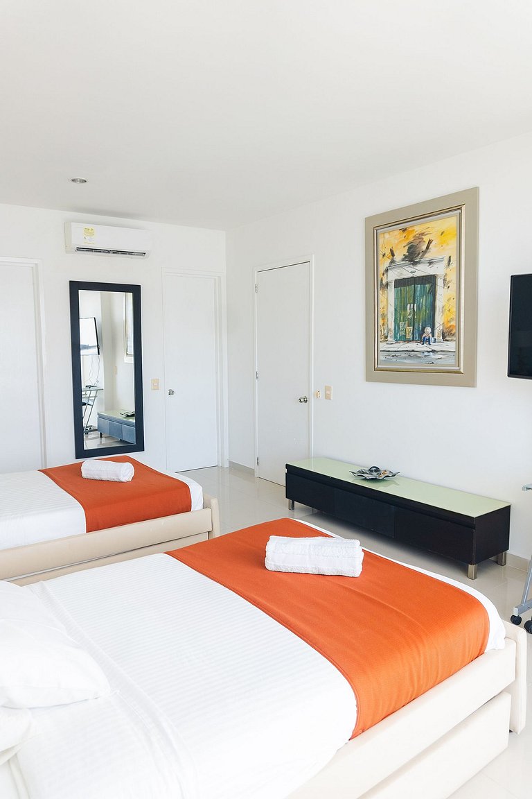 U-GO Moderno Apto en Los Morros con Playa Privada