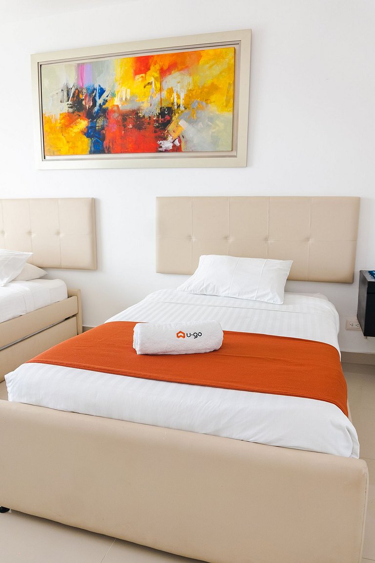 U-GO Moderno Apto en Los Morros con Playa Privada