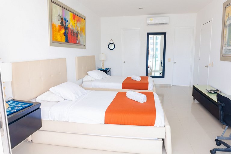 U-GO Moderno Apto en Los Morros con Playa Privada