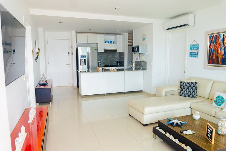 U-GO Moderno Apto en Los Morros con Playa Privada