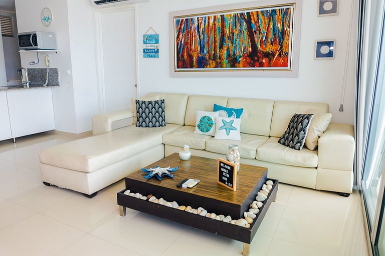 U-GO Moderno Apto en Los Morros con Playa Privada