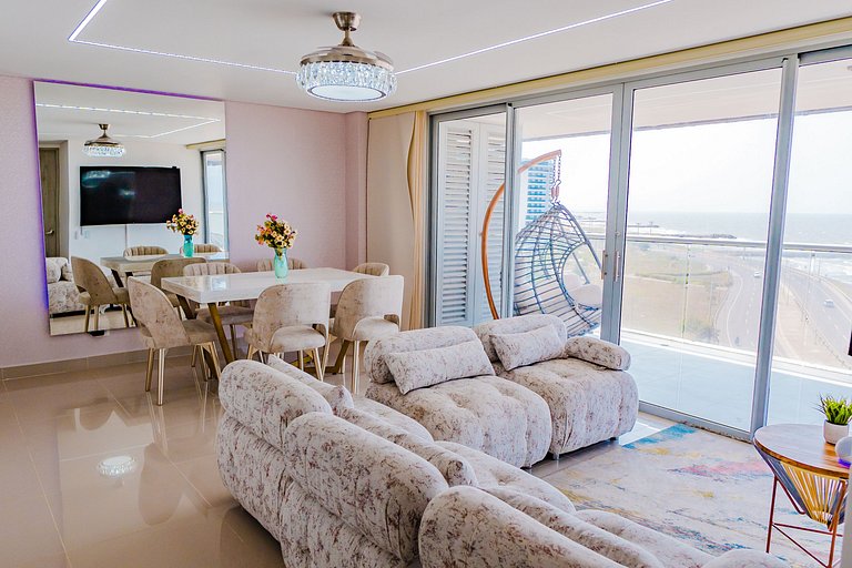 U-GO Ocean Drive: Apto Moderno con Balcón y Mar