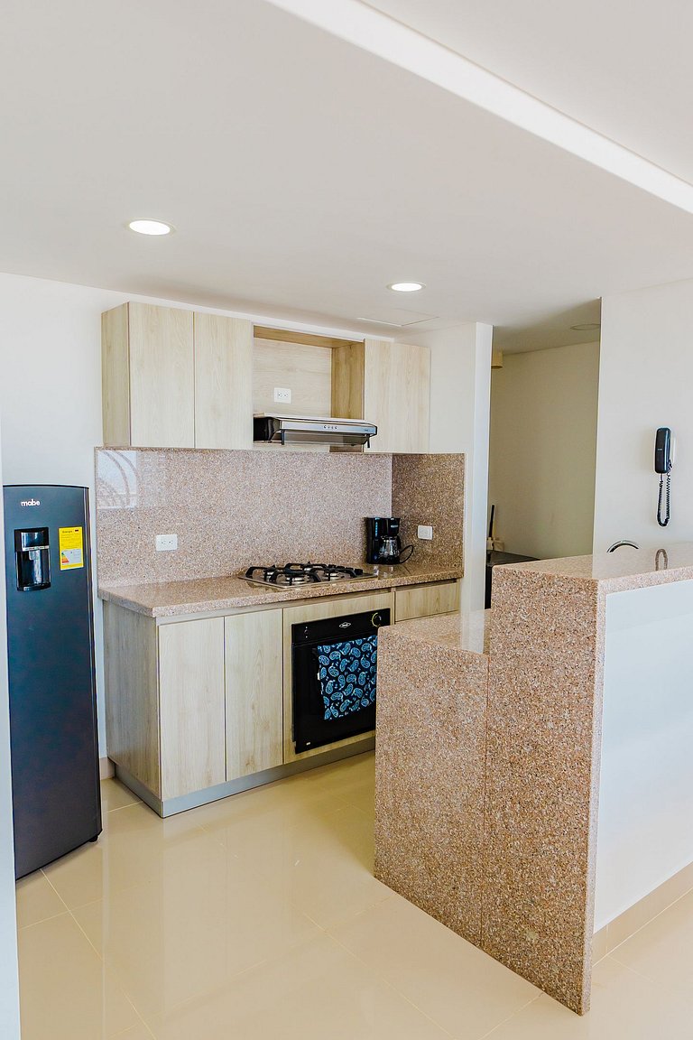 Balcón con vista al mar en Crespo