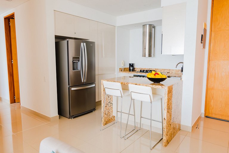 U-GO Appto Moderno a Bocagrande - Vista Spiaggia