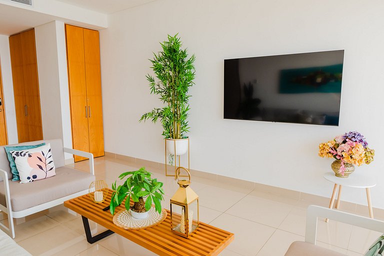 U-GO Modern Dept in Bocagrande - Beach View