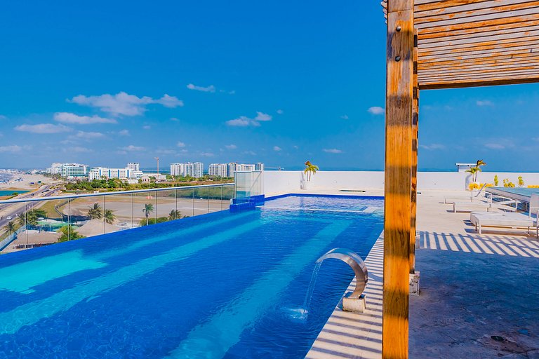 Apartment mit Panoramablick auf das Meer