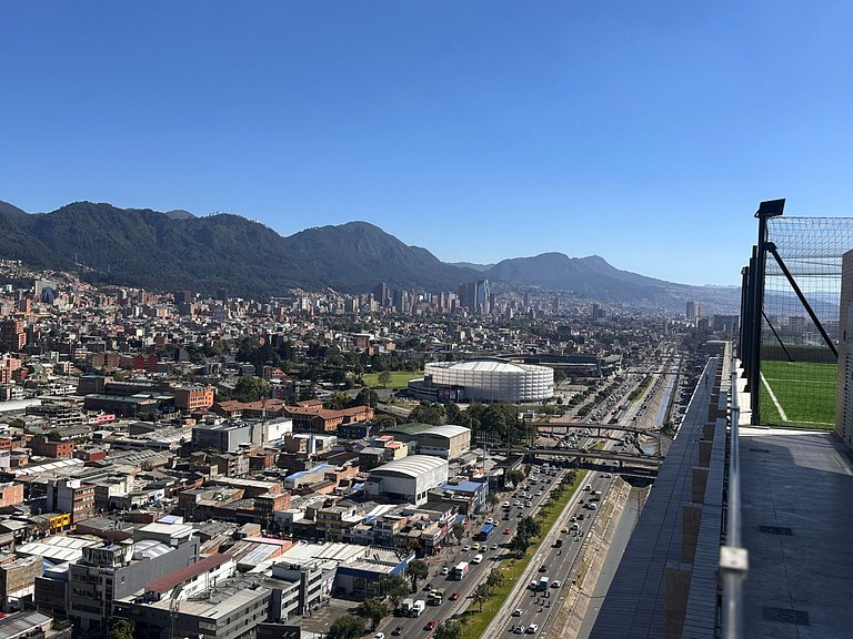 U-GO Studio Apartment with Park View in Bogotá