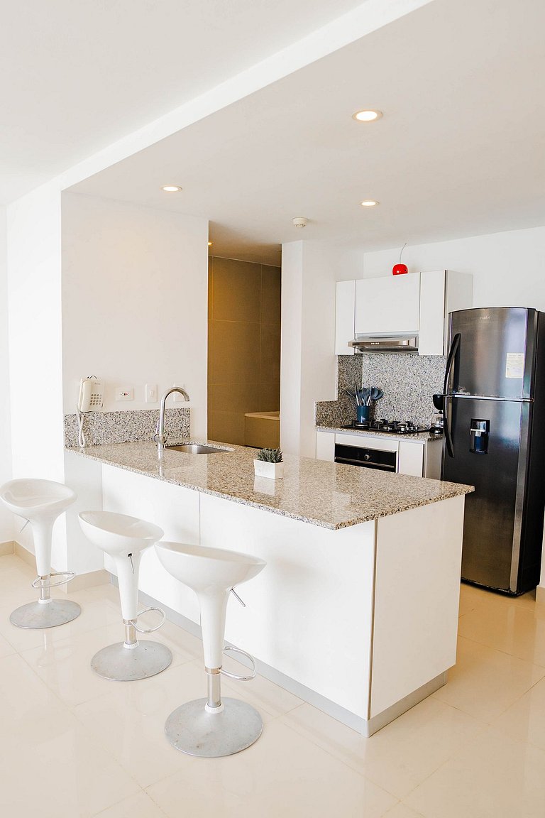 U-GO Modernes Apartment in Morros City am Meer