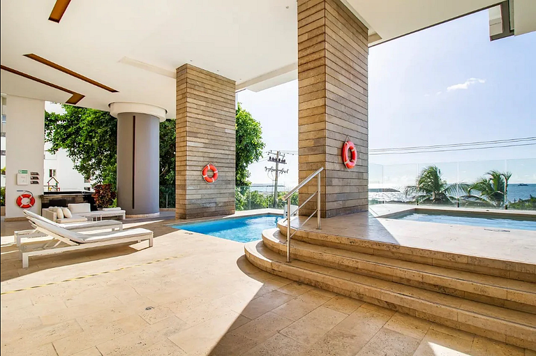 U-GO Apartment in Bocagrande mit Strandblick