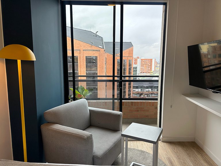 Appartement moderne avec vue sur la ville