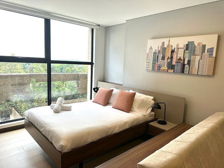 Vista al Bosque | Apartaestudio Moderno