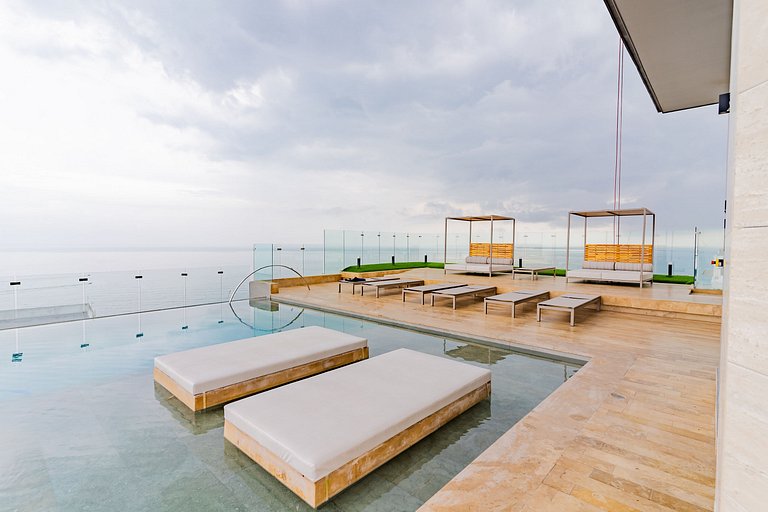 U-GO Vistas al Mar desde Murano Centro: Piscina, Jacuzzi y M