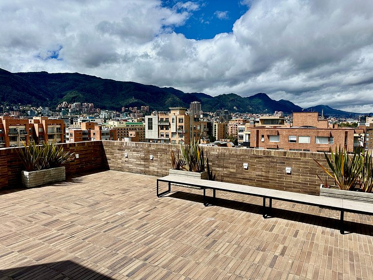 Loft Premium avec Balcon au Cœur de El Chicó