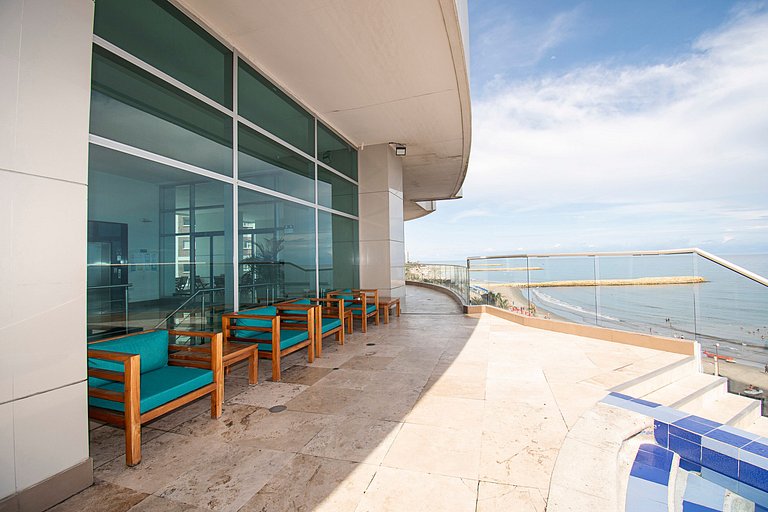 Premium-Wohnung in Bocagrande mit Meerblick