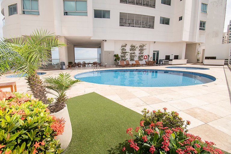 U-GO Modernes Apartment Meerblick Bocagrande