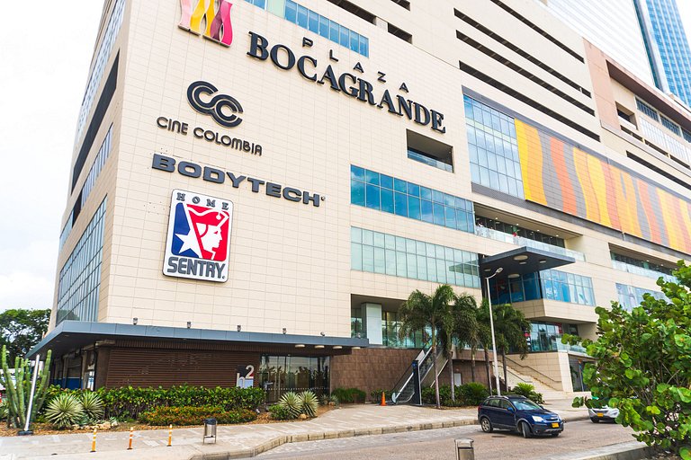 U-GO Modernes Apt in Bocagrande - Strandblick