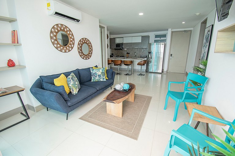 Meerblick aus Premium-Apartment