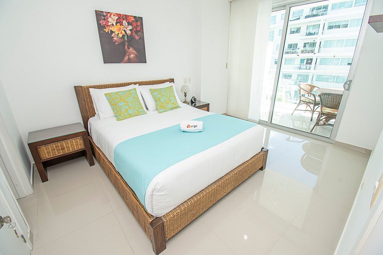 U-GO Elegante Apartamento con Vista a la playa
