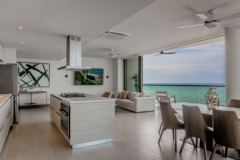 U-GO Appartement Luxueux avec Vue sur la Mer et Cuisinière P