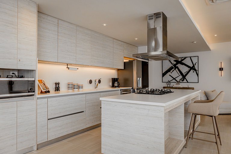 U-GO Appartement Luxueux avec Vue sur la Mer et Cuisinière P