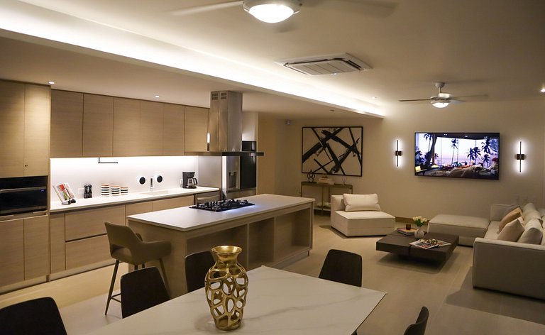 U-GO Appartement Luxueux avec Vue sur la Mer et Cuisinière P