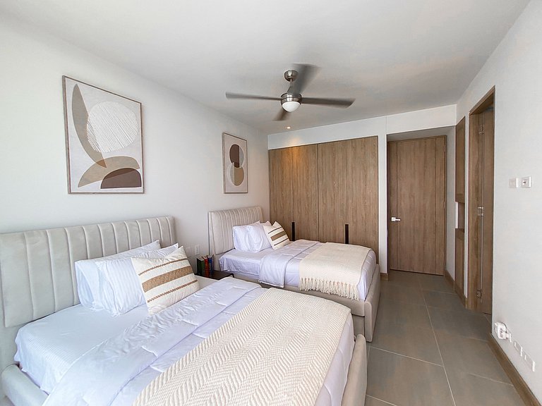 U-GO Appartement Luxueux avec Vue sur la Mer et Cuisinière P