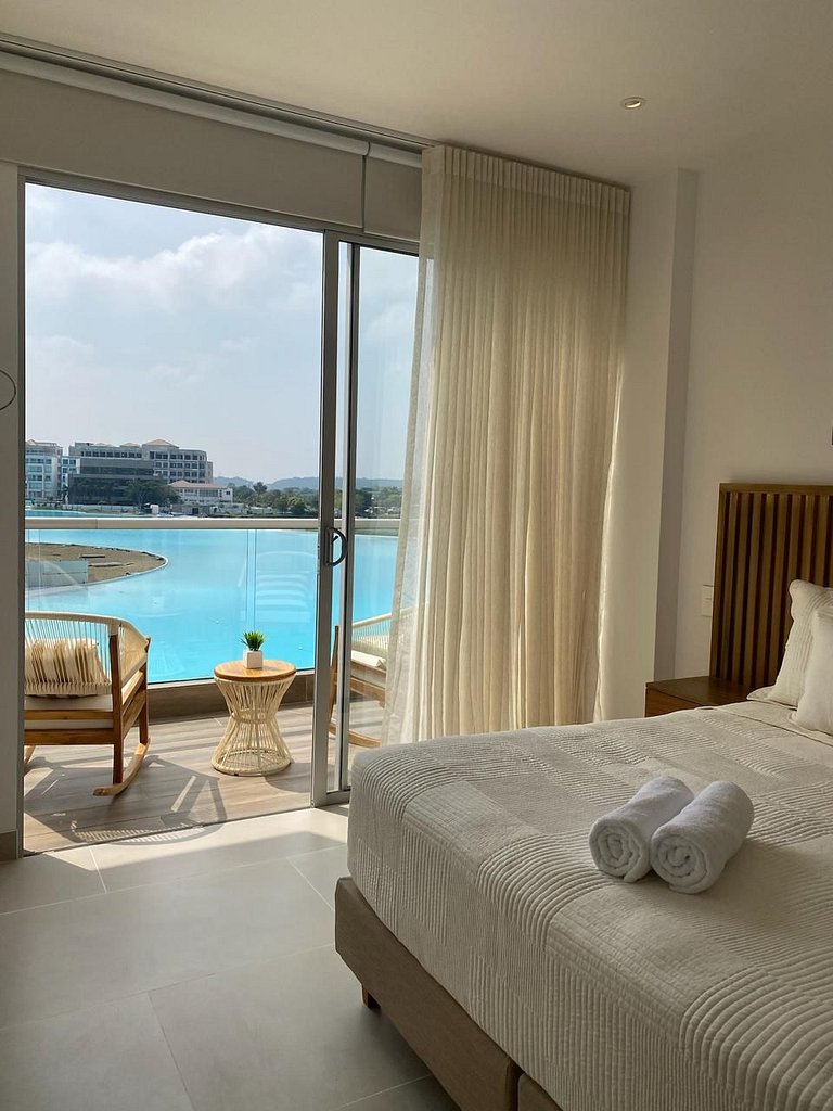 Vue sur le lagon | Appartement moderne
