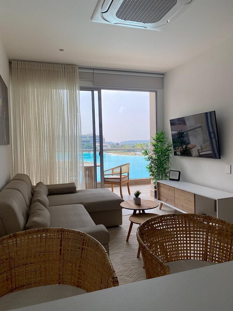 Vista a la Laguna | Apartamento Moderno