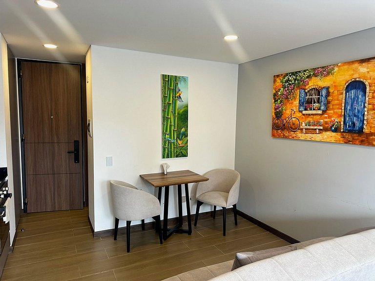 U-GO Apartaestudio en Bogotá con Vista a la Ciudad