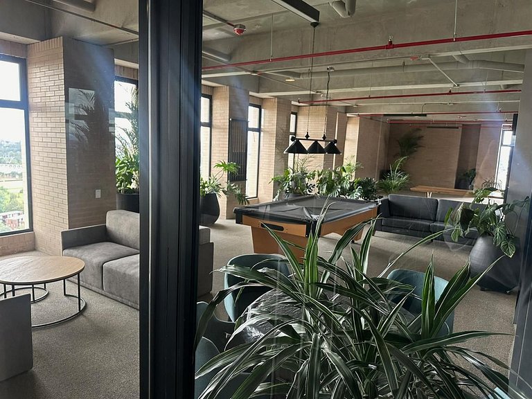 Blick auf den Wald | Modernes Studio-Apartment