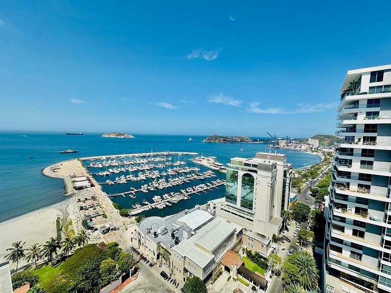 U-GO Apto con Vista a la Marina de Santa Marta