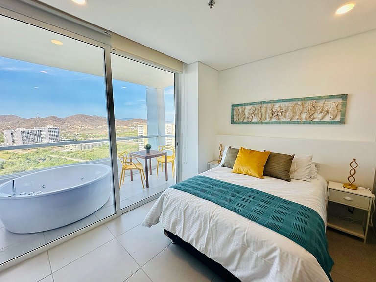 U-GO Appt Premium avec Jacuzzi et Vue sur la Mer