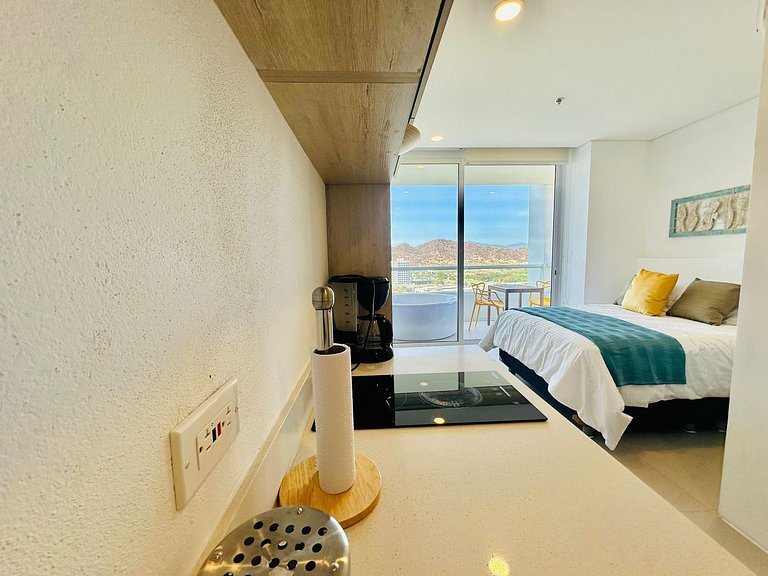 Premium-Apartment in Pozos Colorados mit Whirlpool