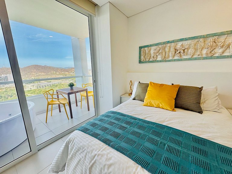 Premium-Apartment in Pozos Colorados mit Whirlpool