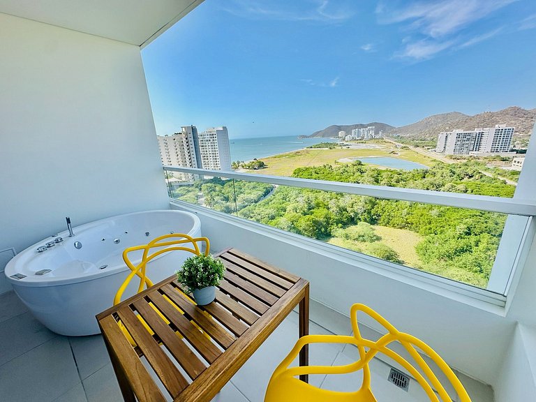Premium-Apartment in Pozos Colorados mit Whirlpool