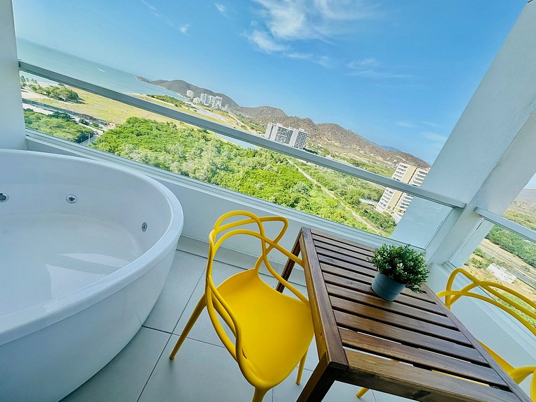 U-GO Premium Apartment mit Jacuzzi und Meerblick