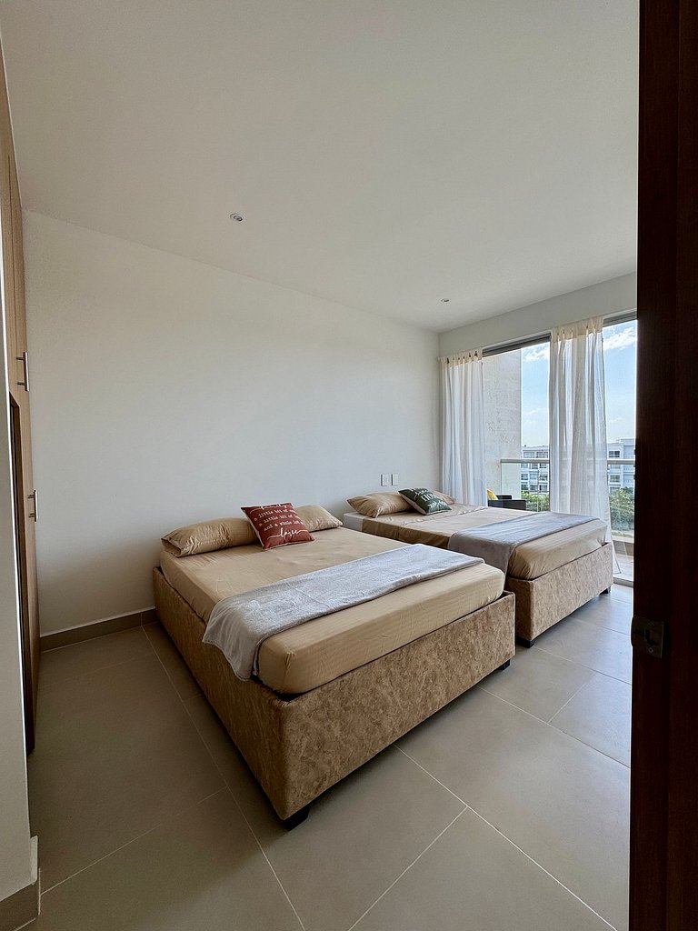 U-GO Apartamento en Baia Kristal Laguna Artificial