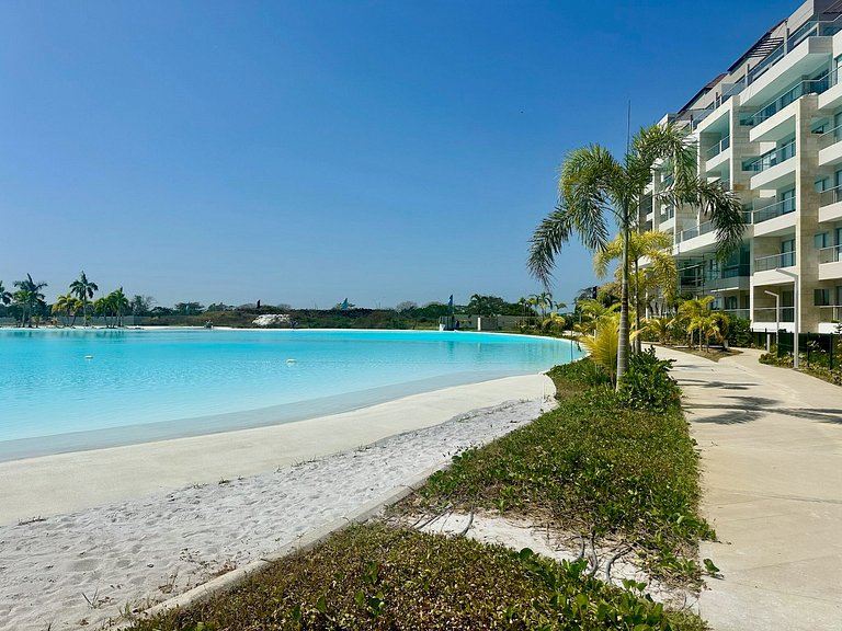 Appartement avec accès à un lagon cristallin