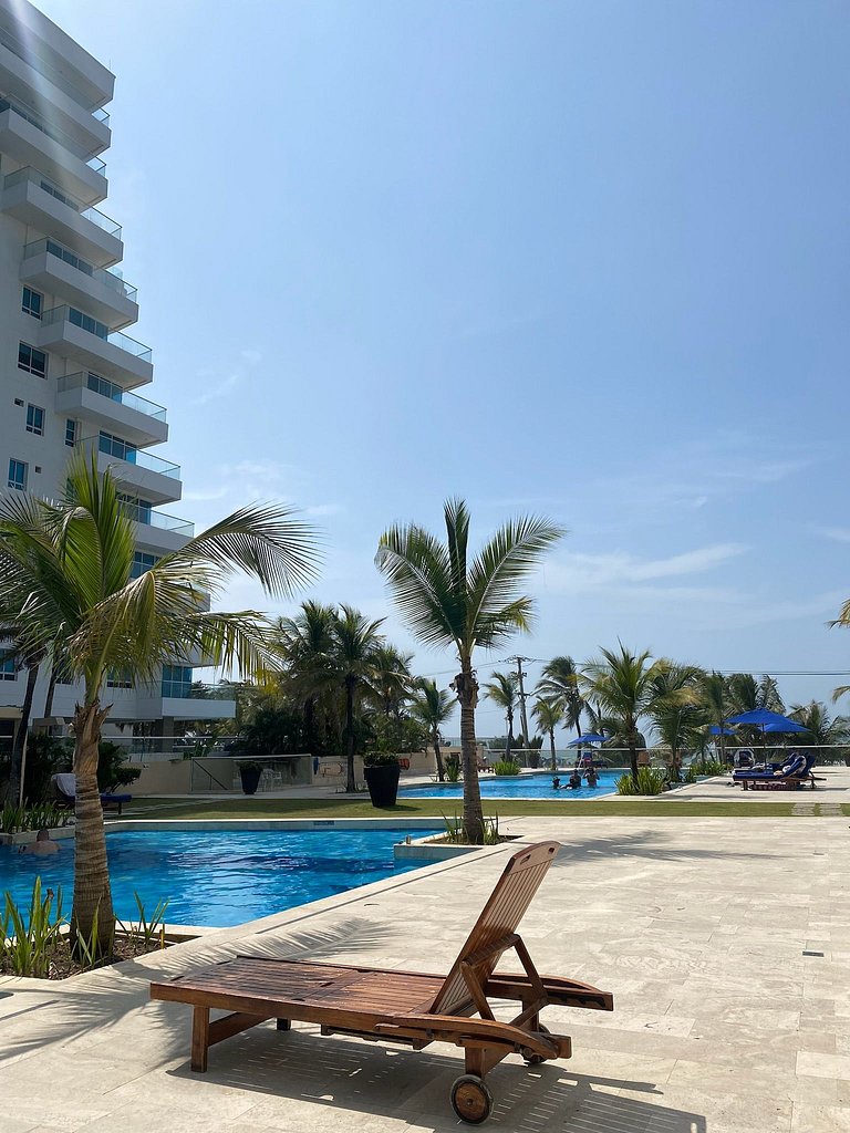 Appartement avec vue sur la mer | Plage privée et piscine
