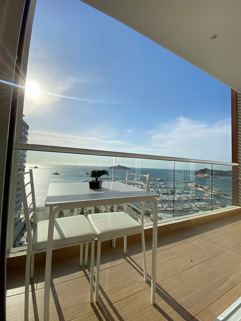 Appartement avec vue sur la marina